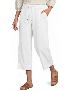 Westbound Linen Blend Capri Pants
